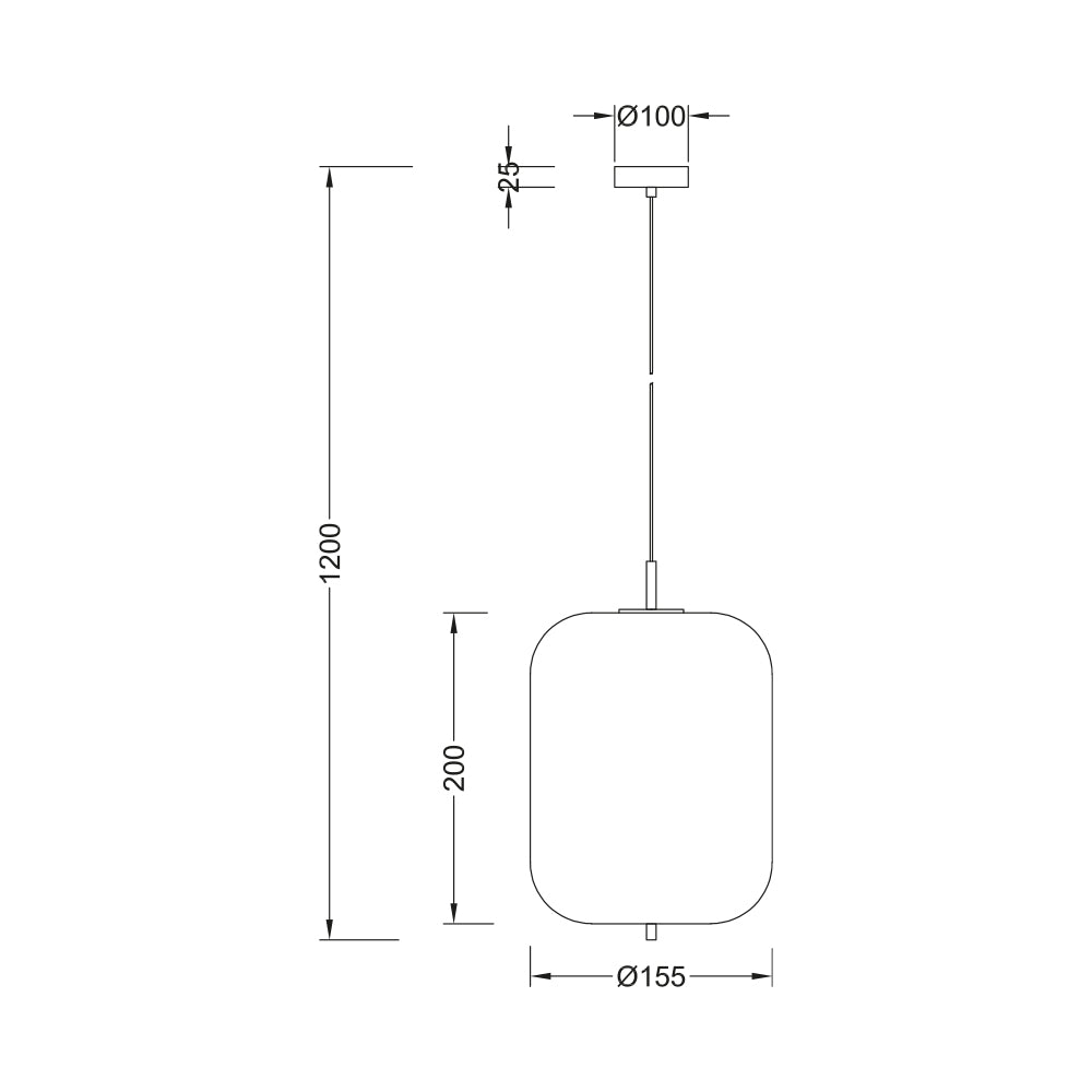 Visilica - Max 1 x 23W - 1 x E14