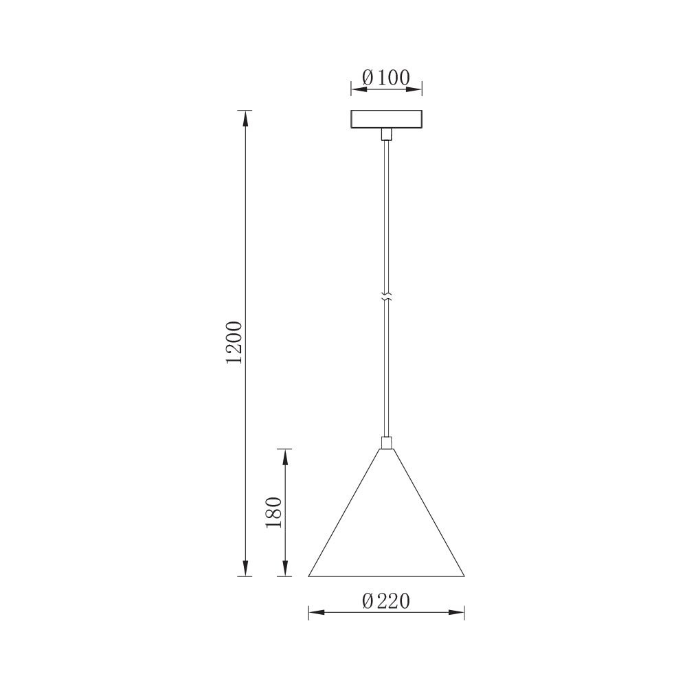 Visilica - Max 1 x 23W - 1 x E27