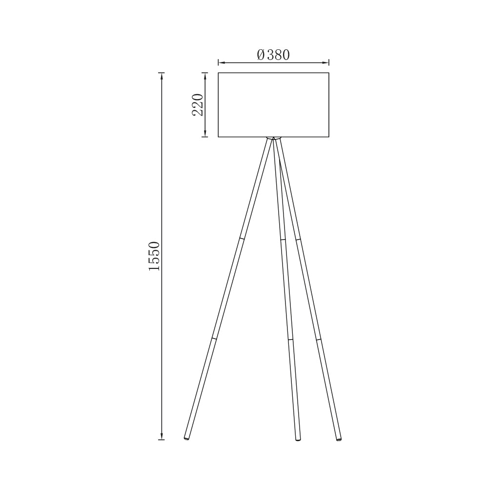 Podna lampa - 1 x E27