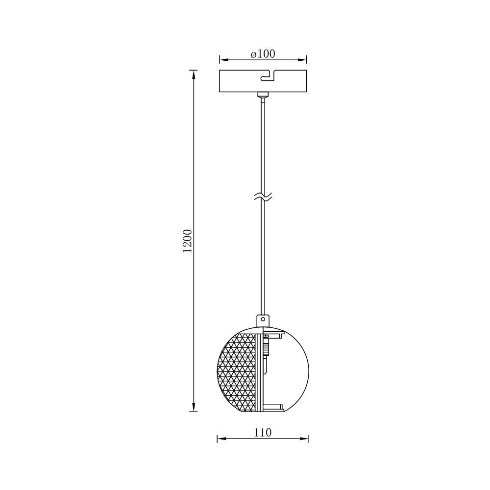 Visilica - Max 1 x 10W - 1 x G9