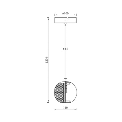 Visilica - Max 1 x 10W - 1 x G9